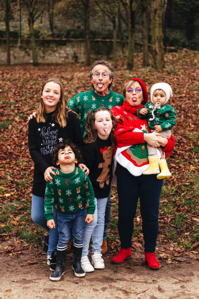 Une séance famille de Noël
